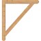 Ekena Millwork Traditional Craftsman Smooth Bracket, Western Red Cedar, 3 1/2"W x 38"D x 42"H BKT04X38X42TRA04SWR - alternate 4